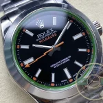 Replica Rolex Milgauss 40mm Black Dial 116400GV - Luxury Replica Watch