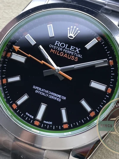 Replica Rolex Milgauss 40mm Black Dial 116400GV - Budget Luxury Replica Watch