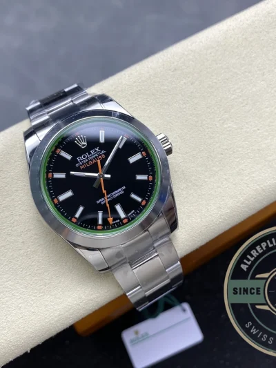 Replica Rolex Milgauss 40mm Black Dial 116400GV - High-Grade Replica Watch