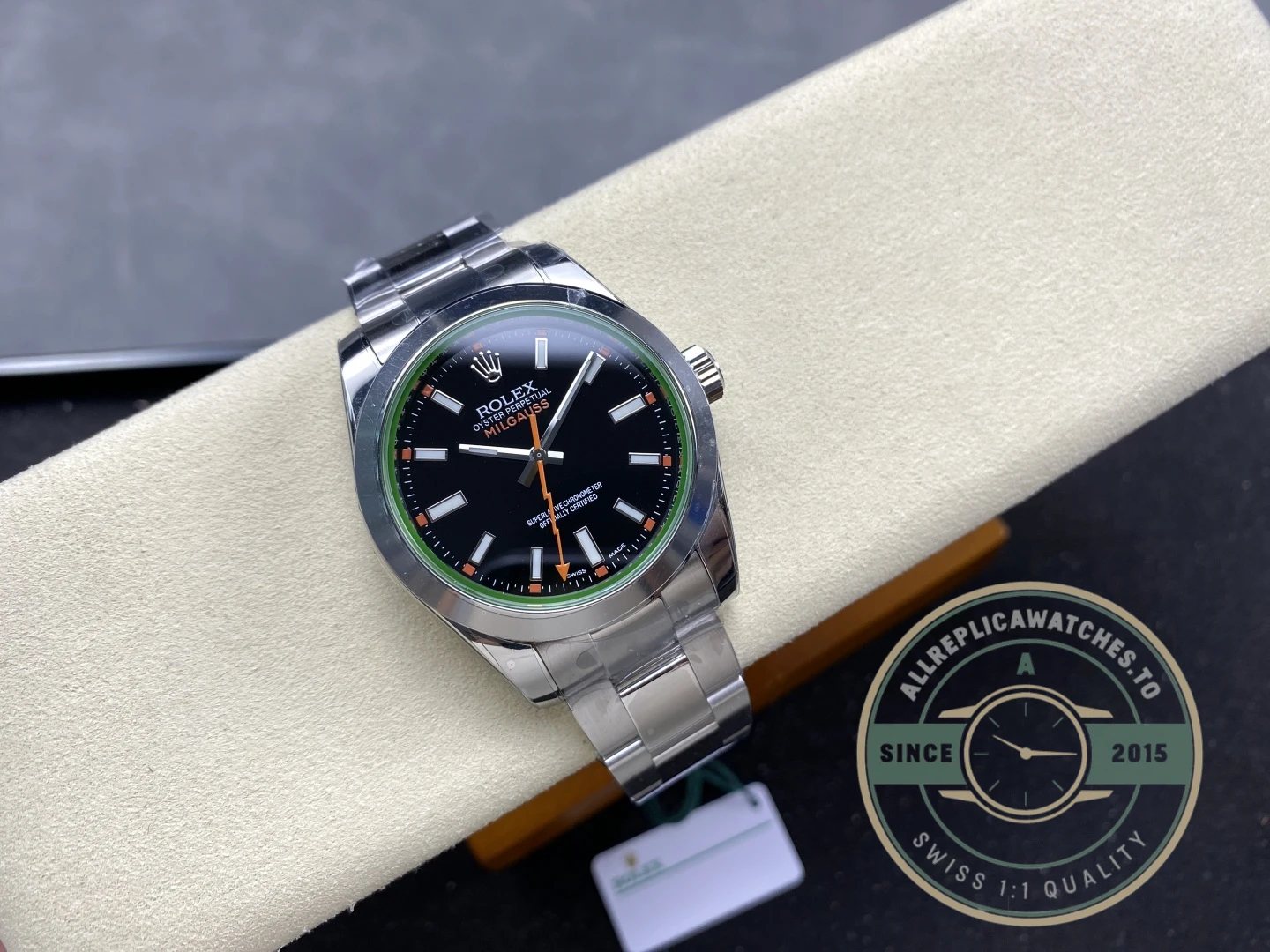 Replica Rolex Milgauss 40mm Black Dial 116400GV - High-Grade Replica Watch