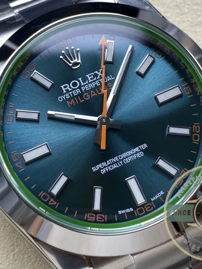 Replica Rolex Milgauss 40mm Blue Dial 116400GV - Premium Super Clone Watch