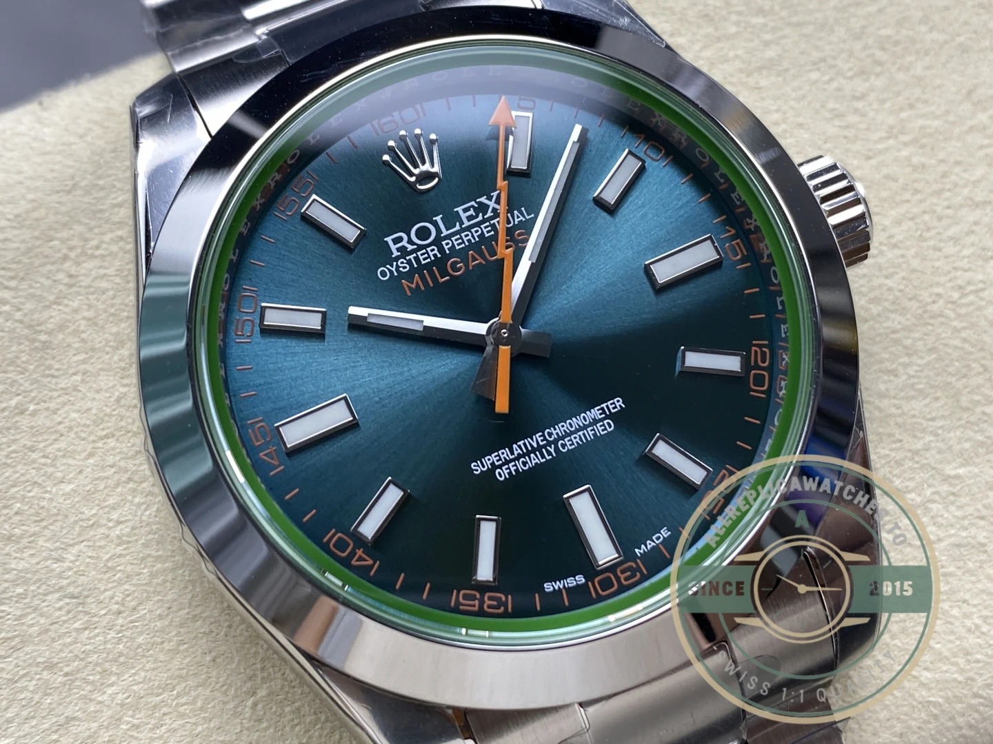 Replica Rolex Milgauss 40mm Blue Dial 116400GV - Premium Super Clone Watch