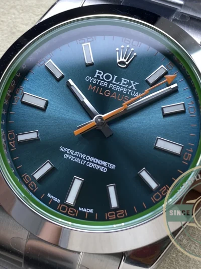 Replica Rolex Milgauss 40mm Blue Dial 116400GV - Premium Super Clone Watch