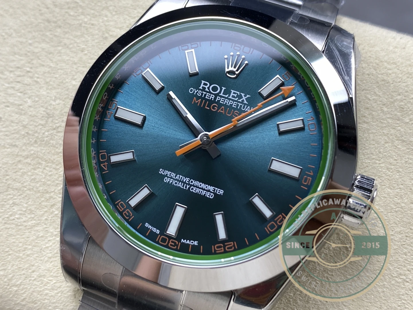 Replica Rolex Milgauss 40mm Blue Dial 116400GV - Premium Super Clone Watch
