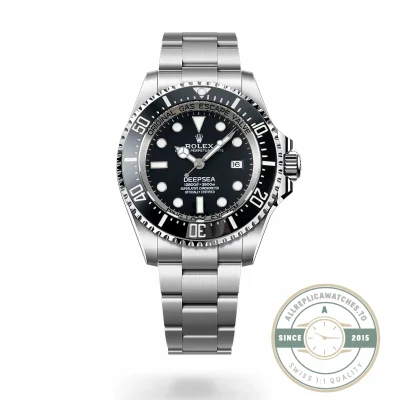 Replica Rolex Sea-Dweller Deepsea Black Dial 44mm 116660 - Swiss Movement Replica Watch