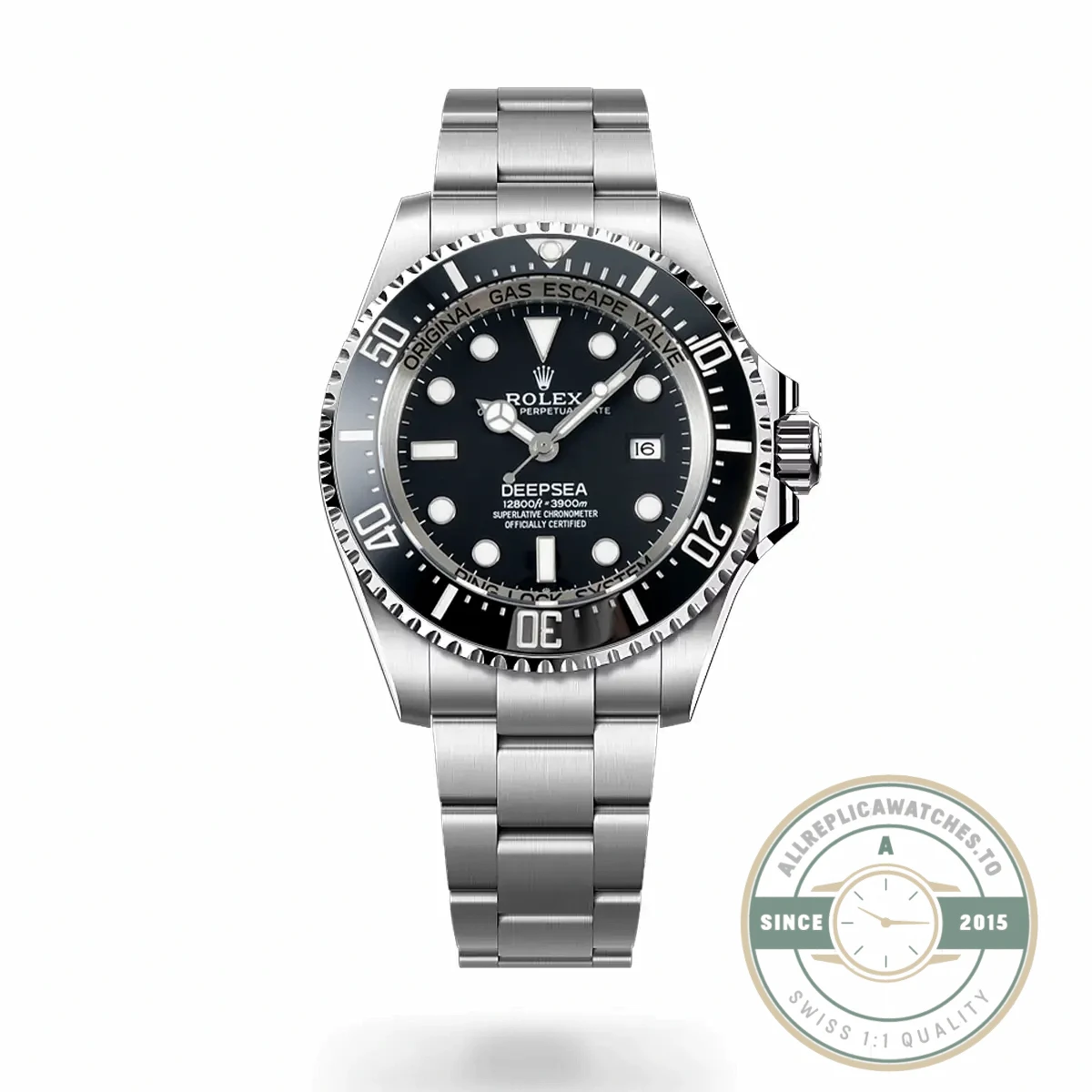 Replica Rolex Sea-Dweller Deepsea Black Dial 44mm 116660 - Swiss Movement Replica Watch