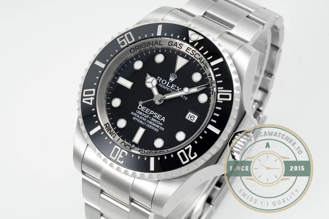 Replica Rolex Sea-Dweller Deepsea Black Dial 44mm 116660 - Swiss Movement Replica Watch