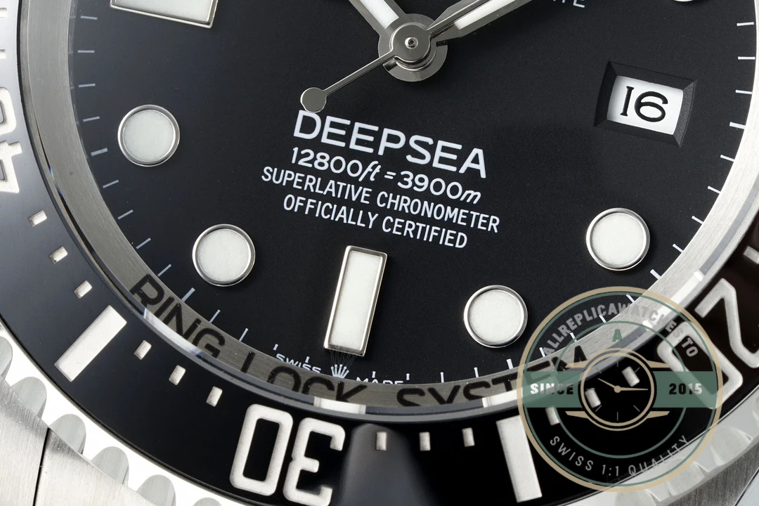 Replica Rolex Sea-Dweller Deepsea Black Dial 44mm 116660 - Best Quality Replica Watch