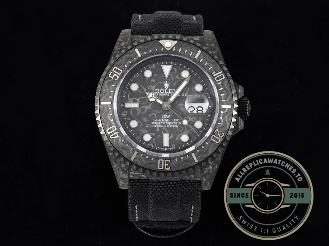 Replica Rolex Sea Dweller full carbon black 43mm - Swiss-Made Clone Watch