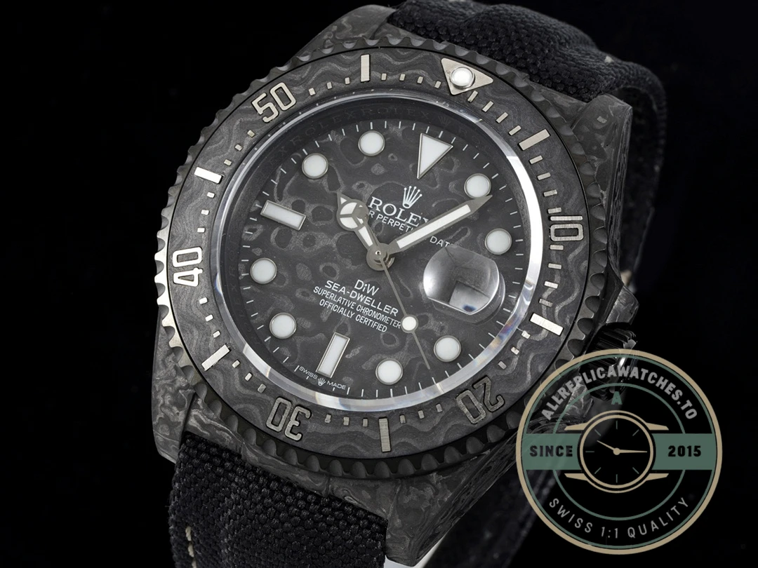 Replica Rolex Sea Dweller full carbon black 43mm - High-Grade Replica Watch
