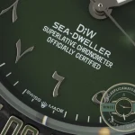 Replica Rolex Sea Dweller Green Dial Hunter Arabic 43mm - Affordable Luxury Replica Timepiece