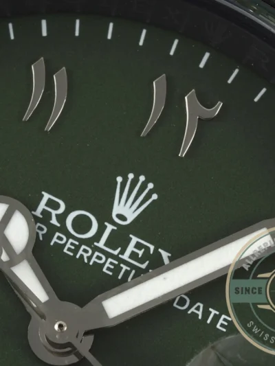 Replica Rolex Sea Dweller Green Dial Hunter Arabic 43mm - Budget Luxury Replica Watch