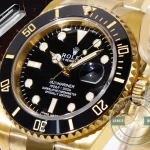 Replica Rolex Submariner 40 mm Yellow Gold 116618LN Black Dial - Best Quality Replica Watch