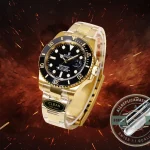 Replica Rolex Submariner 40 mm Yellow Gold 116618LN Black Dial - Luxury Replica Watch