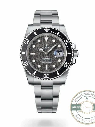 Replica ROLEX SUBMARINER LONGOBARDA 16610AR Carbon - High-Grade Replica Watch