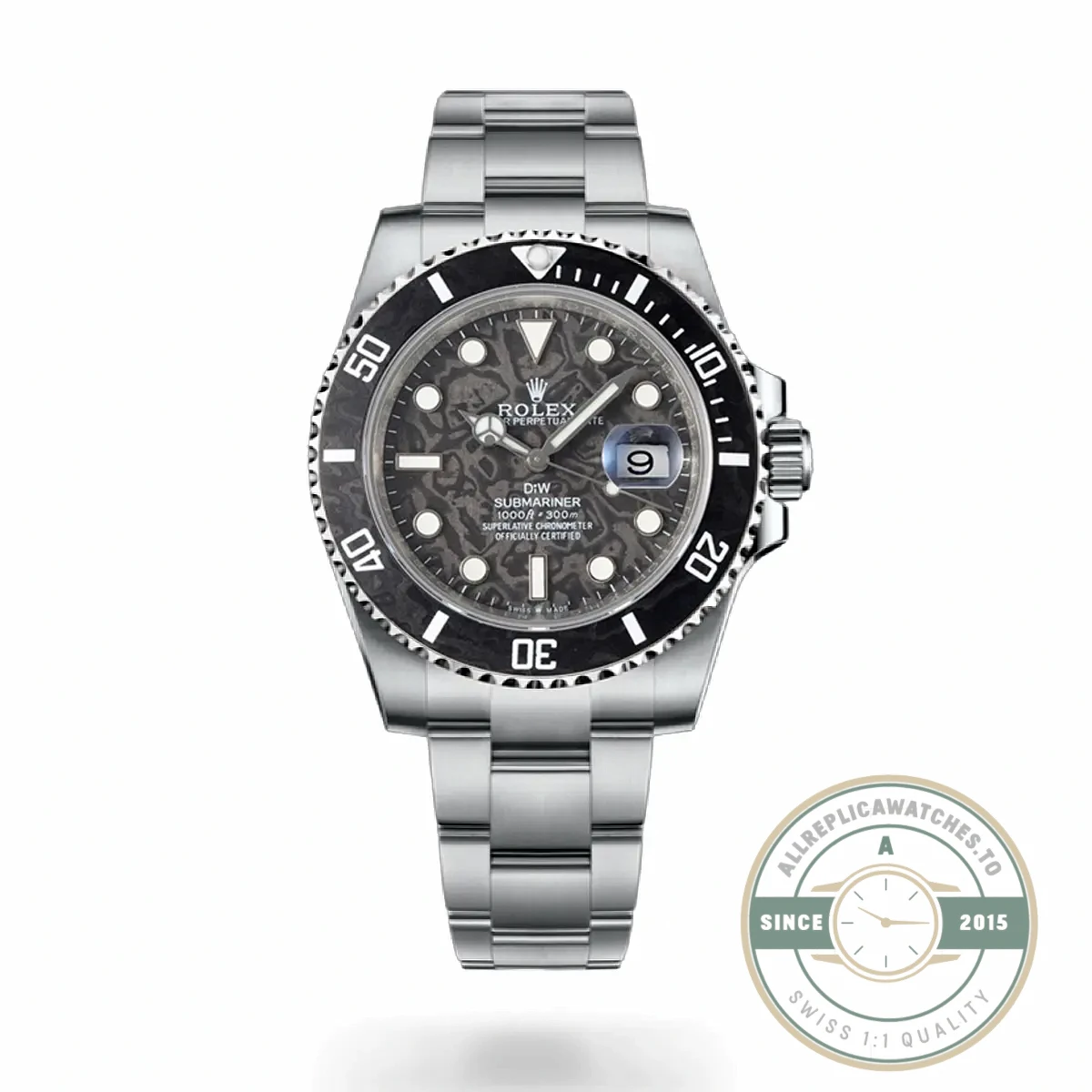 Replica ROLEX SUBMARINER LONGOBARDA 16610AR Carbon - High-Grade Replica Watch