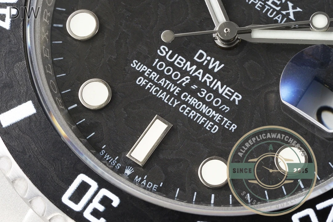 Replica ROLEX SUBMARINER LONGOBARDA 16610AR Carbon - Swiss-Made Clone Watch