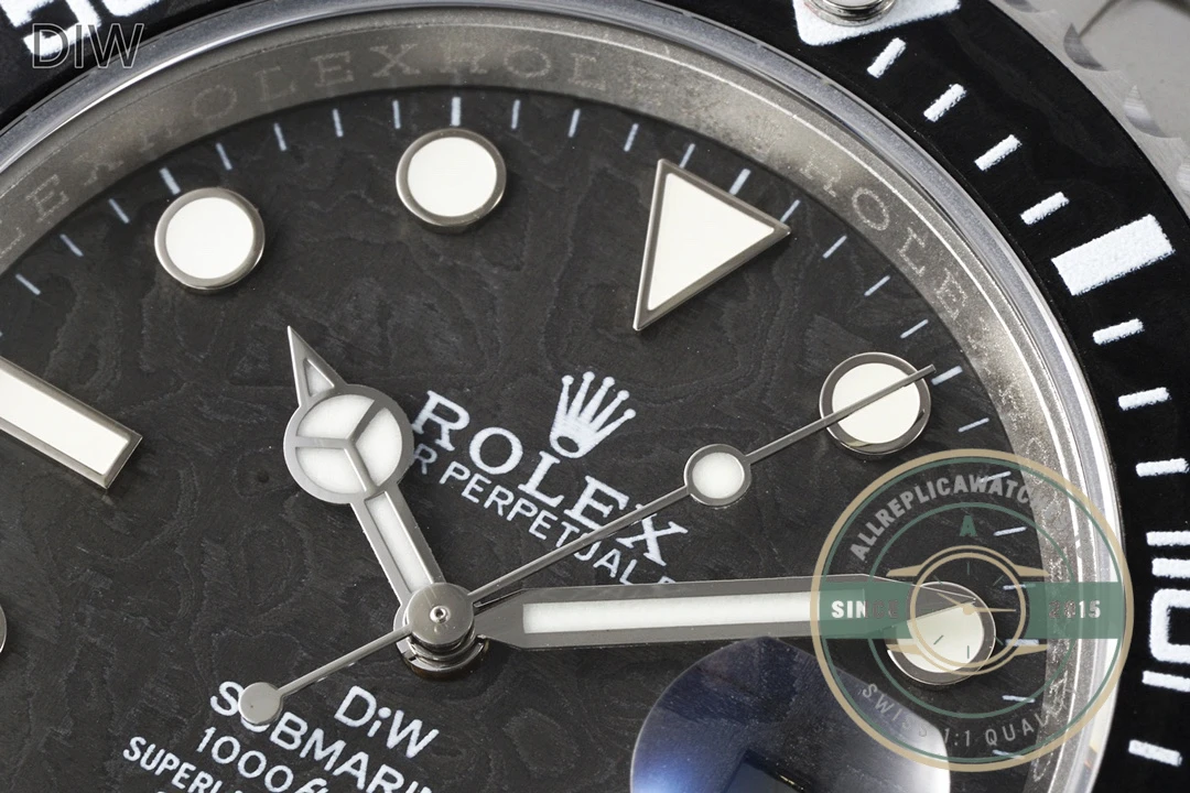 Replica ROLEX SUBMARINER LONGOBARDA 16610AR Carbon - Best Quality Replica Watch