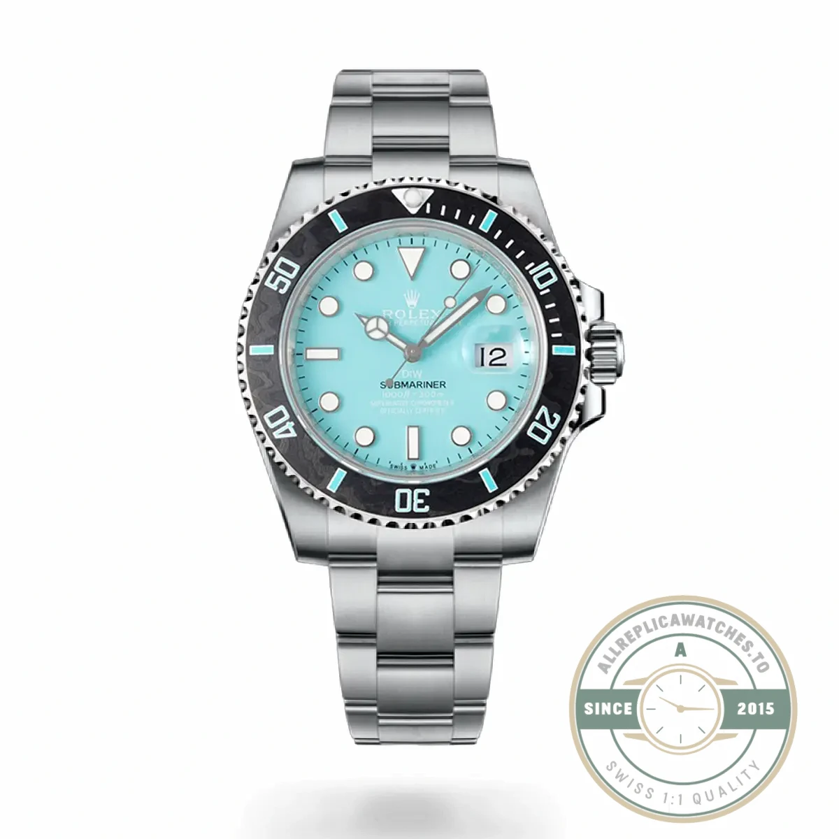 Replica Rolex Submariner Tiffany 41mm Dial 116610 - Premium Super Clone Watch