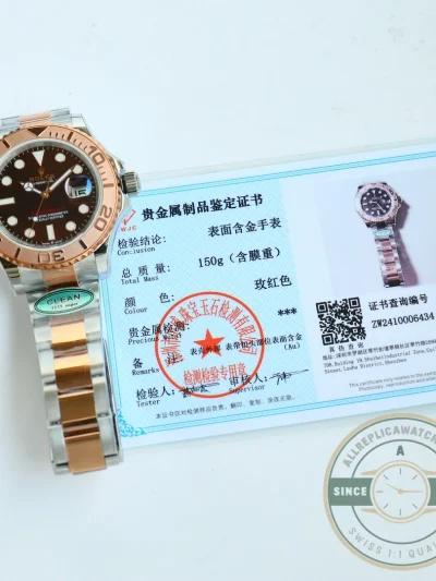 Replica Rolex Yacht-Master 116621 Chocolate Dial 40mm - Luxury Replica Watch