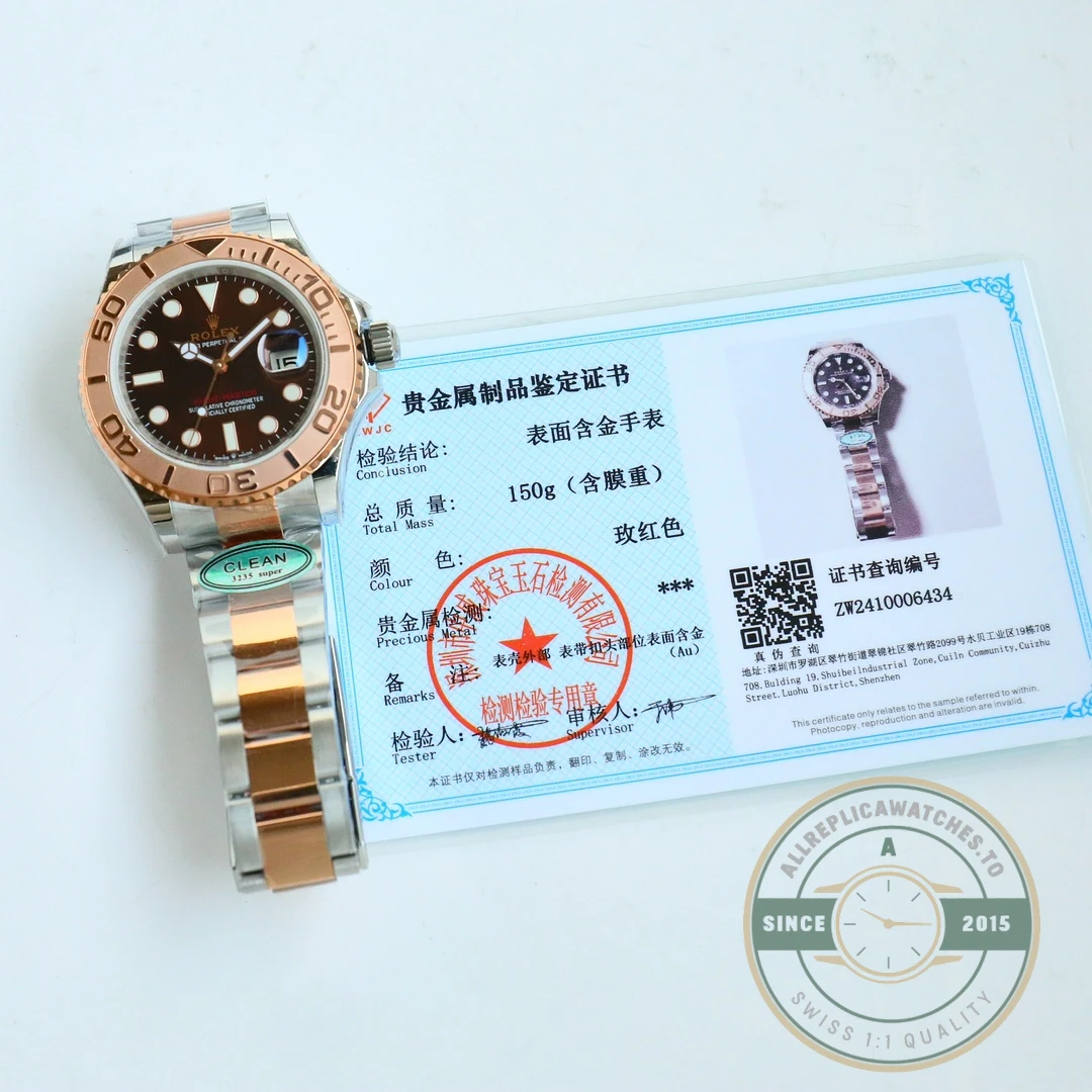 Replica Rolex Yacht-Master 116621 Chocolate Dial 40mm - Luxury Replica Watch