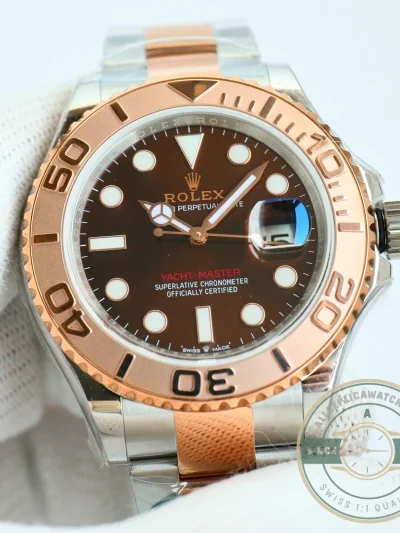 Replica Rolex Yacht-Master 116621 Chocolate Dial 40mm - Affordable Super Clone Watch