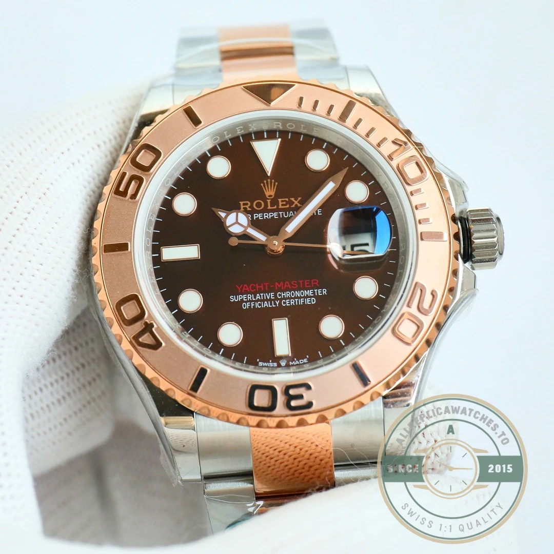 Replica Rolex Yacht-Master 116621 Chocolate Dial 40mm - Affordable Super Clone Watch