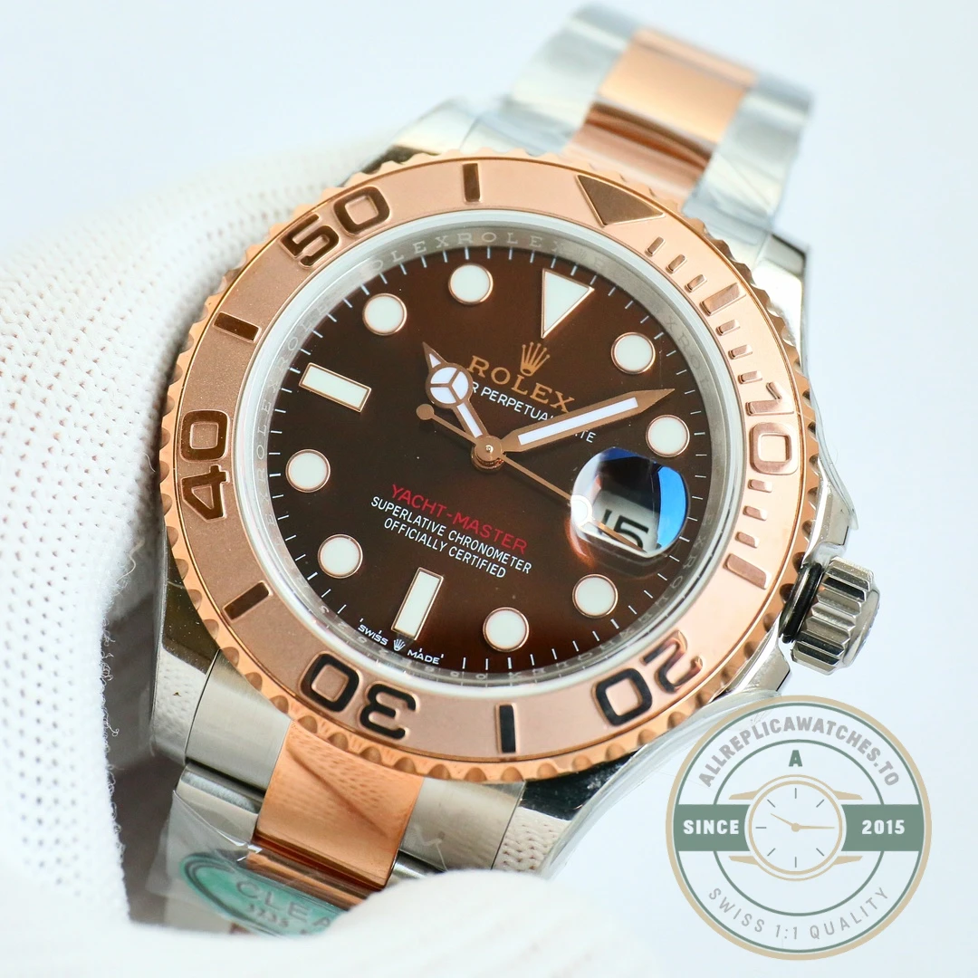 Replica Rolex Yacht-Master 116621 Chocolate Dial 40mm - Swiss Movement Replica Watch