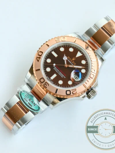 Replica Rolex Yacht-Master 116621 Chocolate Dial 40mm - Factory Super Clone Watch