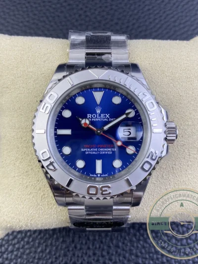 Replica Rolex Yacht-Master 40mm 126622 Blue Dial - 1:1 Swiss Replica Watch