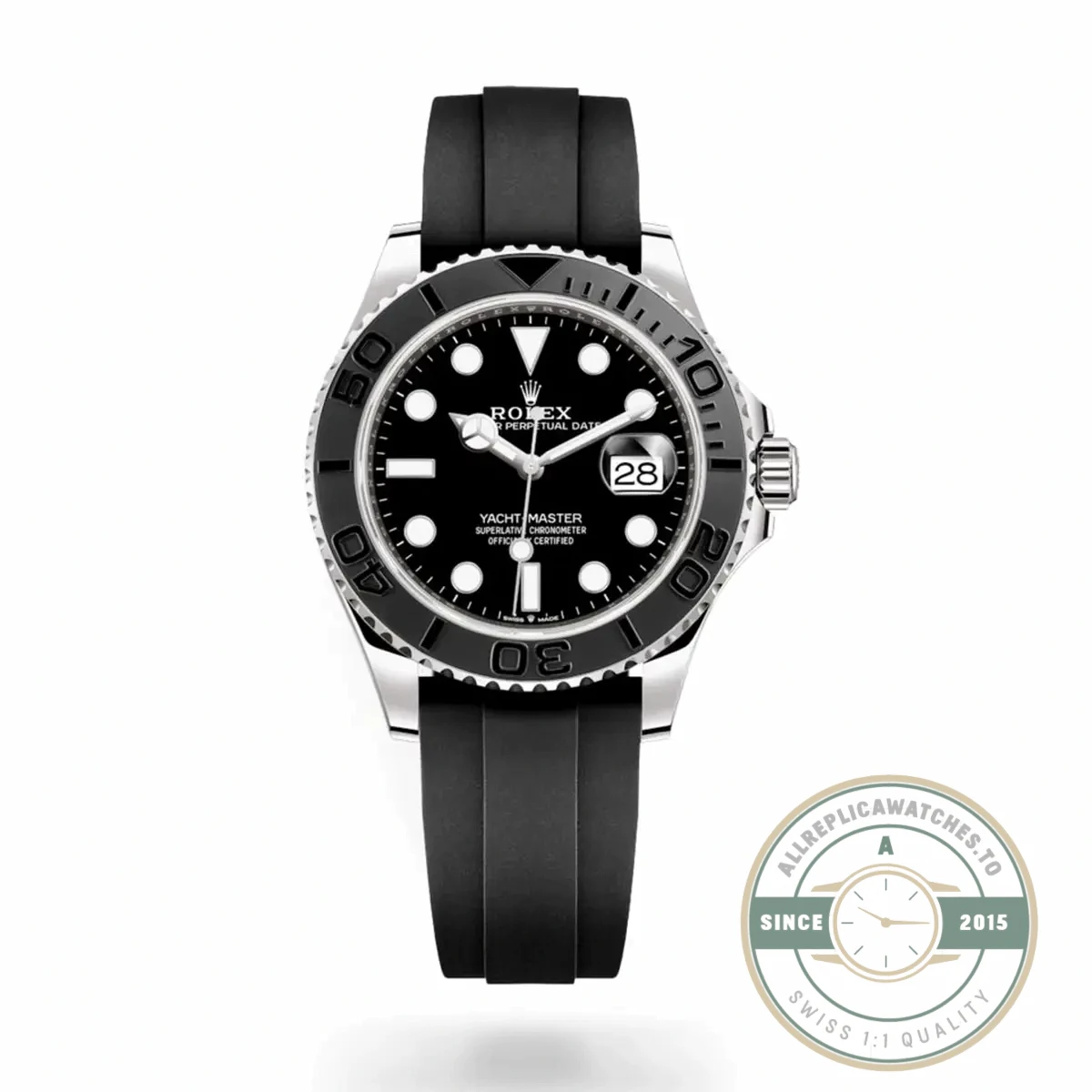 Replica Rolex Yacht-Master 42mm 226659 Full Black - Budget Luxury Replica Watch