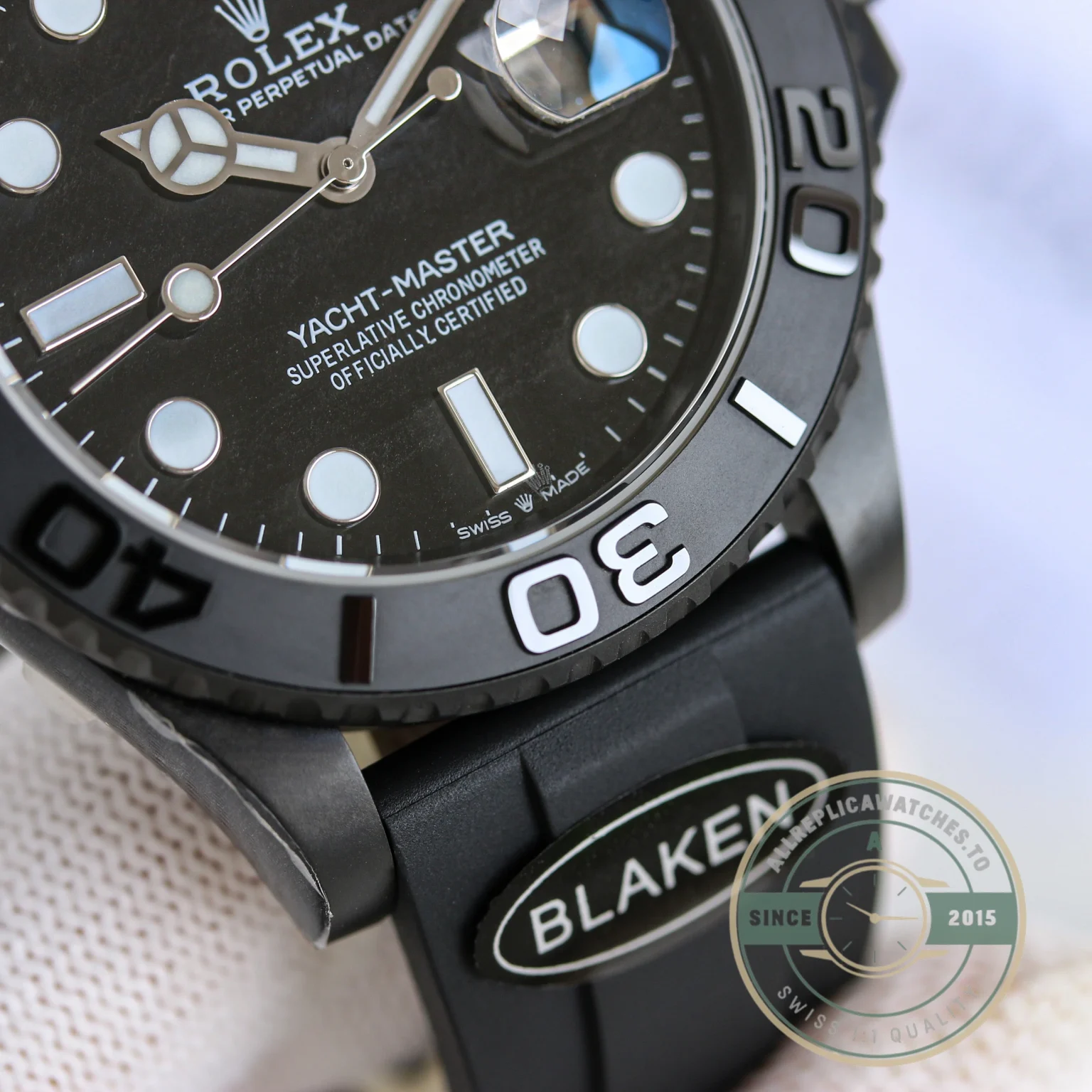 Replica Rolex Yacht-Master 42mm 226659 Full Black - Premium Super Clone Watch