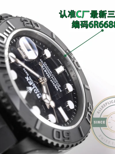 Replica Rolex Yacht-Master 42mm 226659 Full Black - 1:1 Swiss Replica Watch