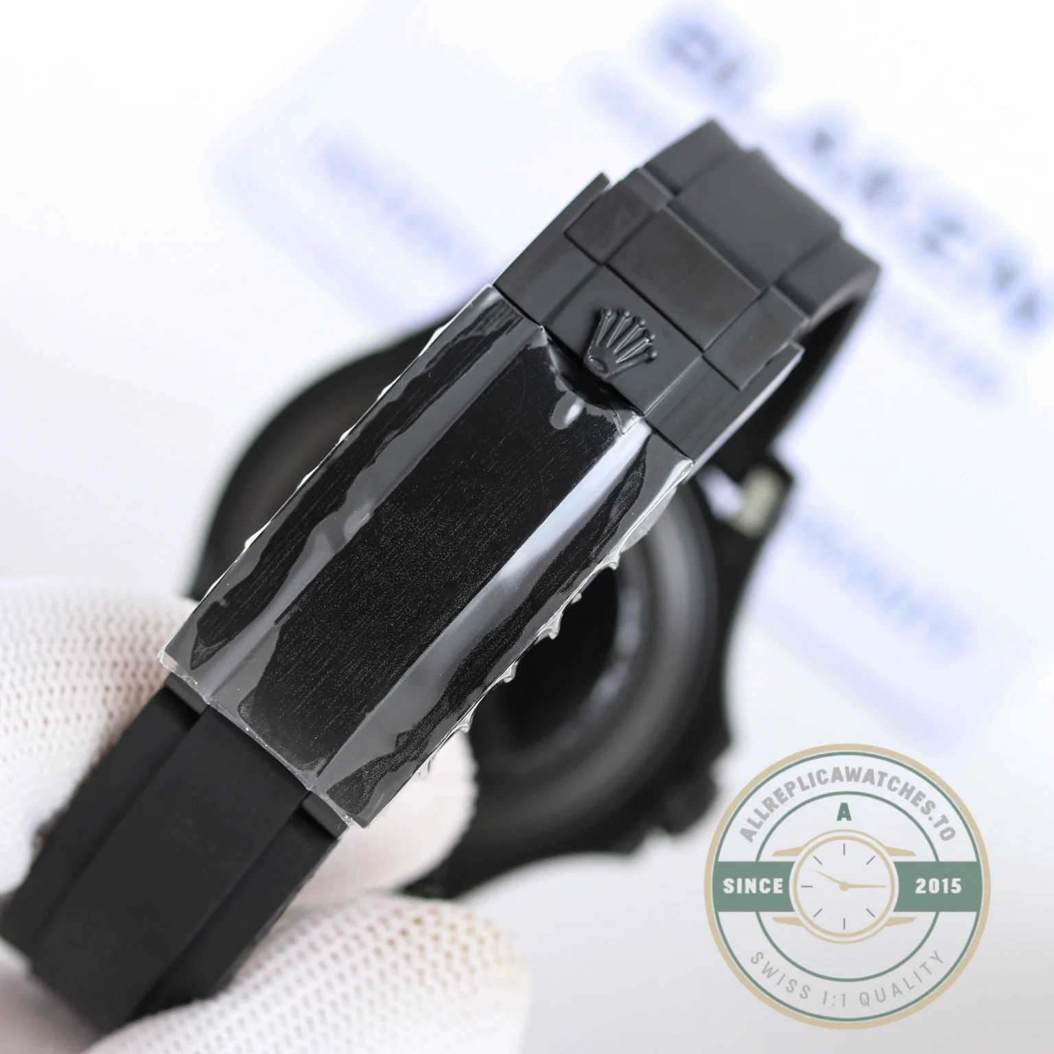 Replica Rolex Yacht-Master 42mm 226659 Full Black - Budget Luxury Replica Watch