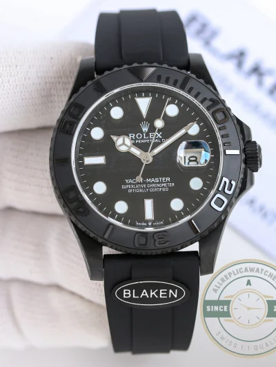 Replica Rolex Yacht-Master 42mm 226659 Full Black - Top-Tier Swiss Replica Watch