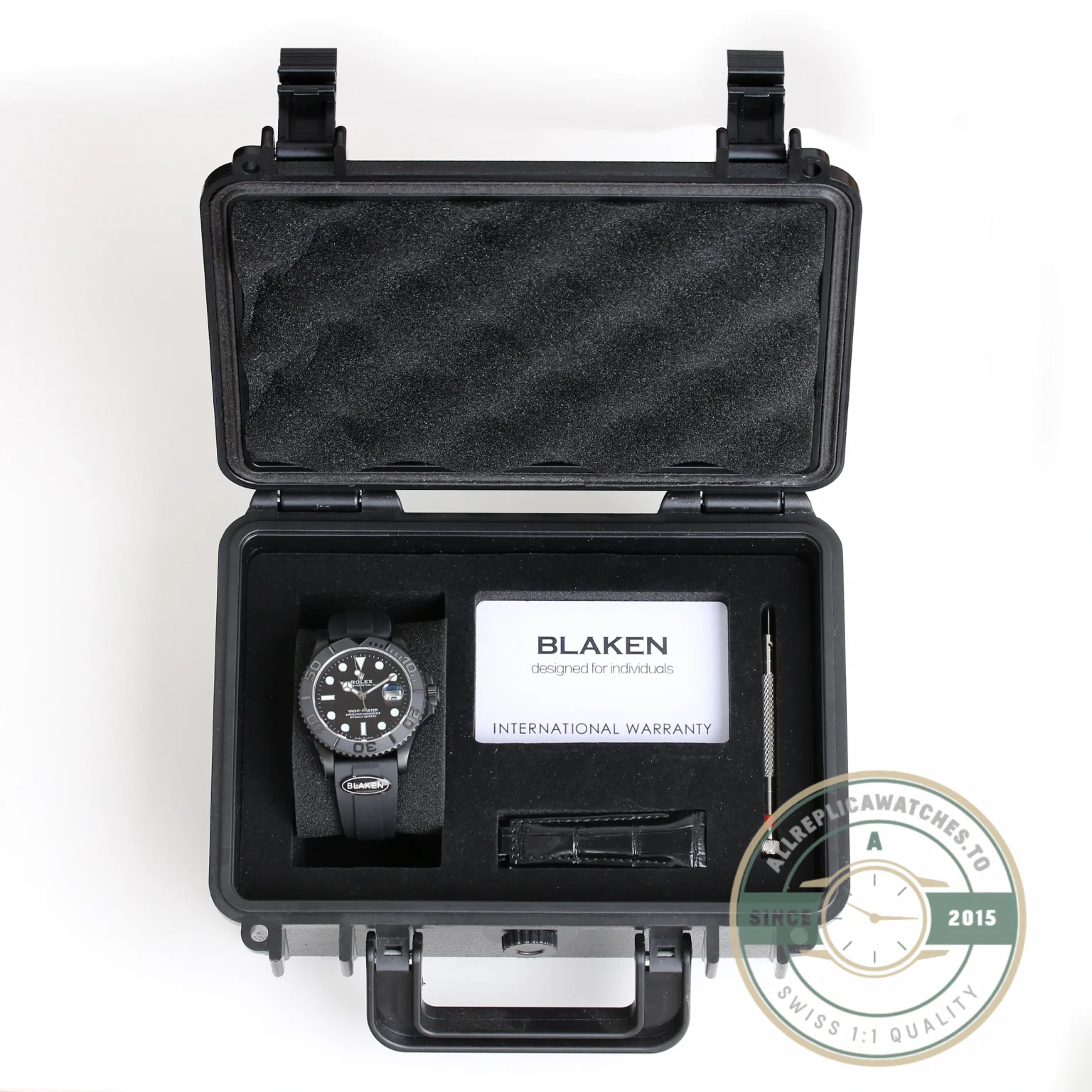 Replica Rolex Yacht-Master 42mm 226659 Full Black - Budget Luxury Replica Watch