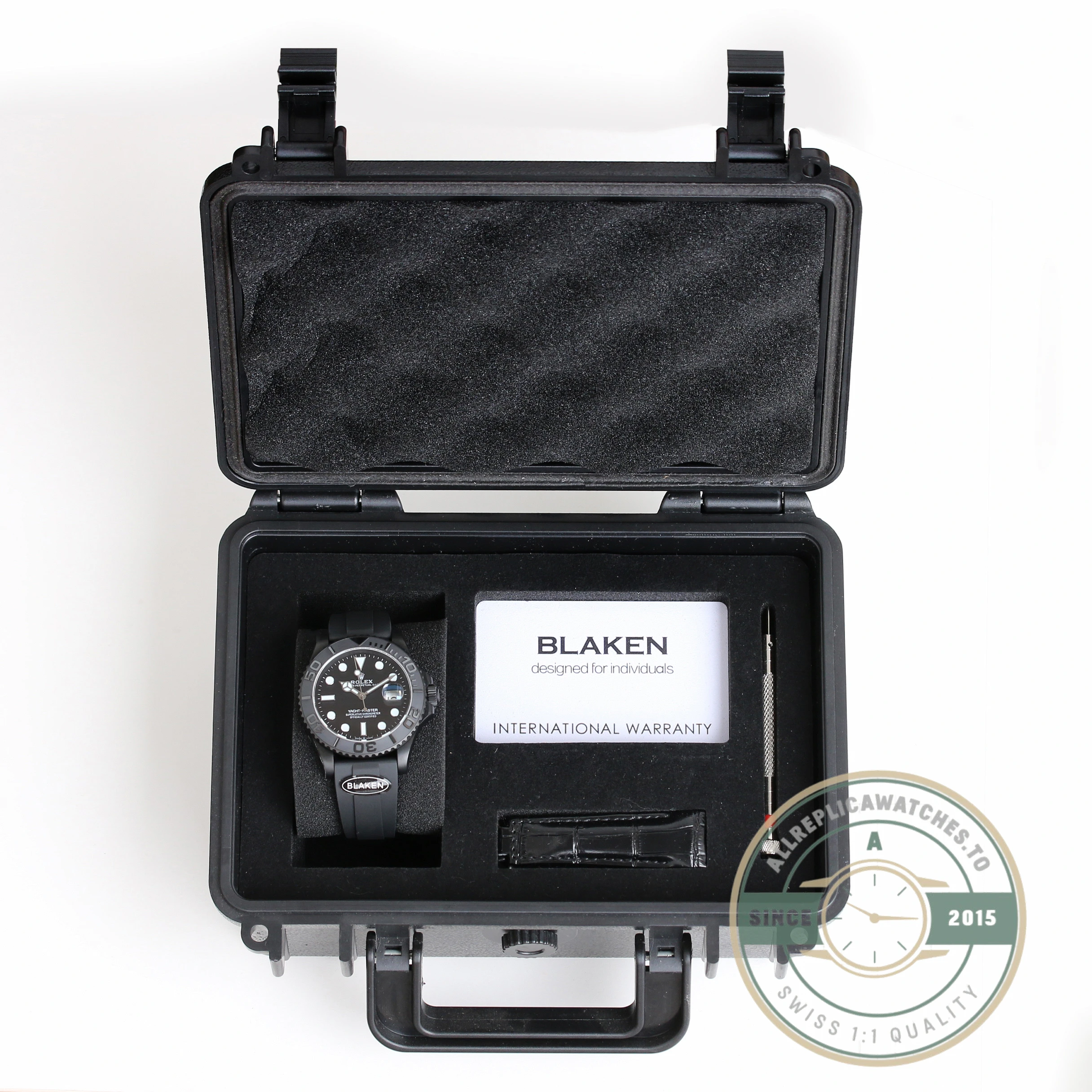 Replica Rolex Yacht-Master 42mm 226659 Full Black - Budget Luxury Replica Watch