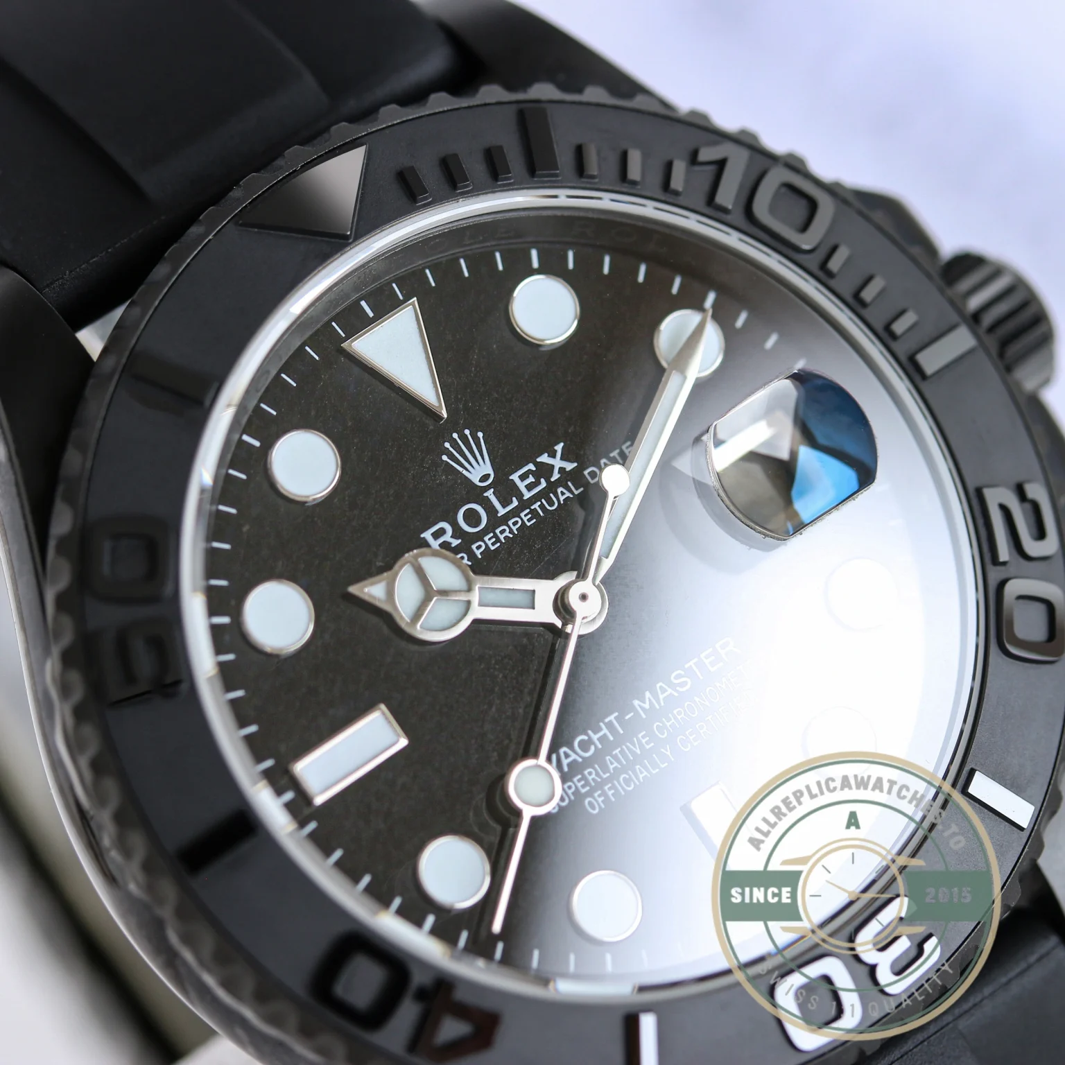 Replica Rolex Yacht-Master 42mm 226659 Full Black - Factory Super Clone Watch