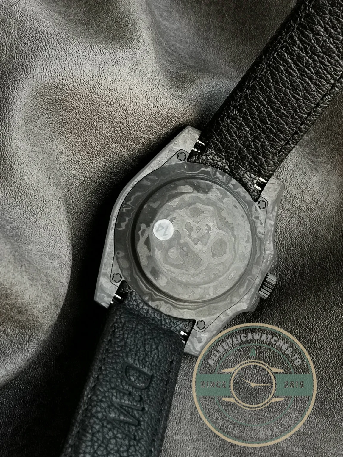 Replica Submariner Carbon Black Nylon Strap VS3135 - Luxury Replica Watch