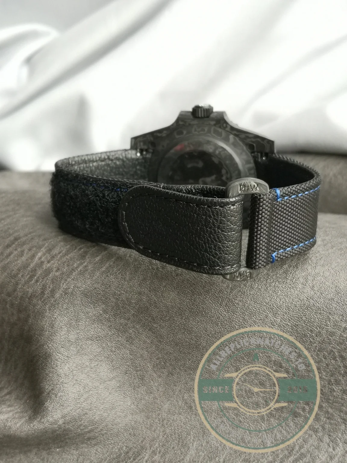 Replica Submariner DIW Carbon Blue on Nylon Strap VS3140 - Affordable Luxury Replica Timepiece