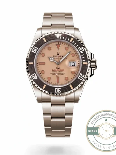 Replica Submariner Sandblasted Brown Dial 41mm VS3145 - Affordable Luxury Replica Timepiece