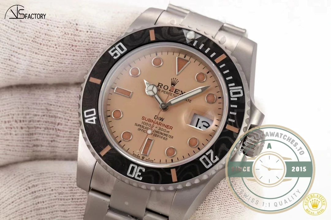 Replica Submariner Sandblasted Brown Dial 41mm VS3145 - 1:1 Swiss Replica Watch