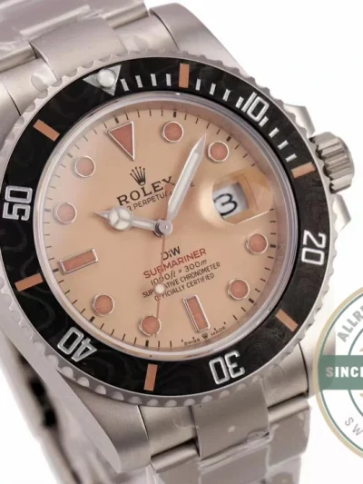 Replica Submariner Sandblasted Brown Dial 41mm VS3145 - Affordable Super Clone Watch