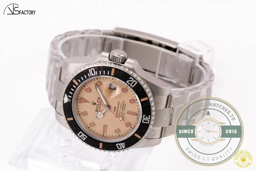 Replica Submariner Sandblasted Brown Dial 41mm VS3145 - Affordable Luxury Replica Timepiece