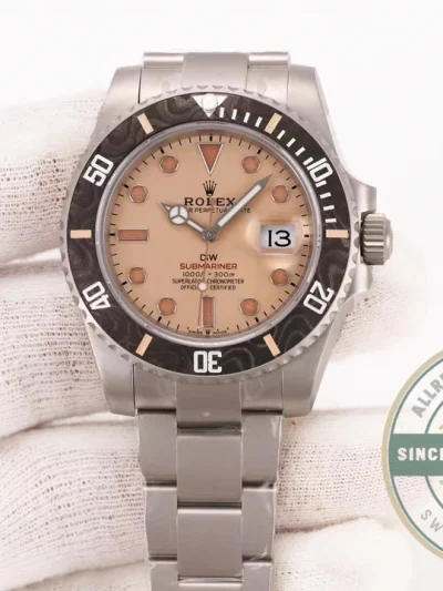 Replica Submariner Sandblasted Brown Dial 41mm VS3145 - Best Quality Replica Watch