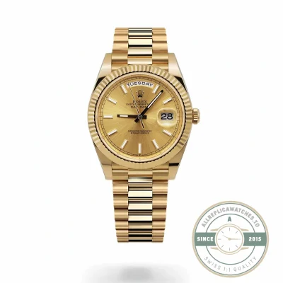 Rolex Day-Date 40mm Champagne Dial 228238 - Best Quality Replica Watch