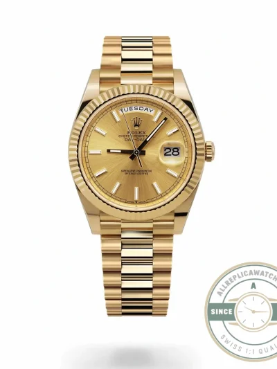Rolex Day-Date 40mm Champagne Dial 228238 - Best Quality Replica Watch