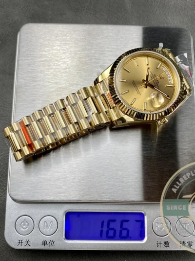 Rolex Day-Date 40mm Champagne Dial 228238 - Budget Luxury Replica Watch