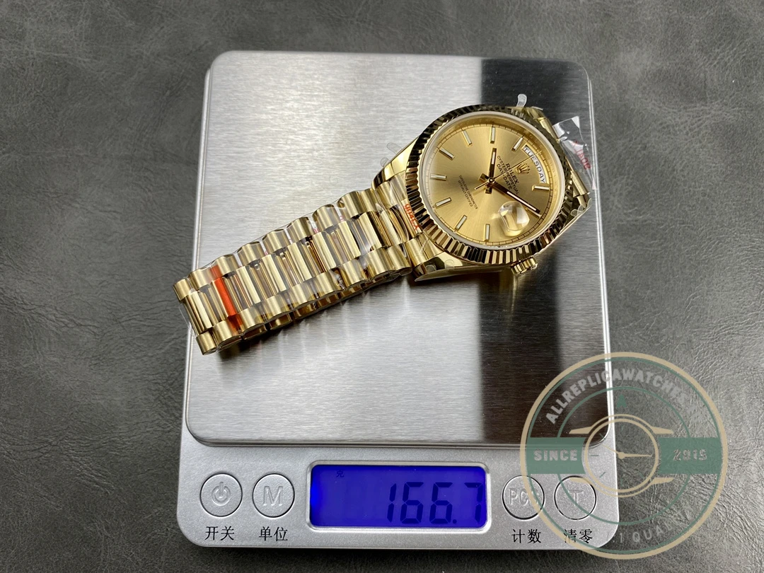 Rolex Day-Date 40mm Champagne Dial 228238 - Budget Luxury Replica Watch
