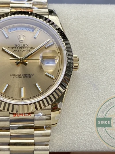 Rolex Day-Date 40mm Champagne Dial 228238 - Affordable Luxury Replica Timepiece